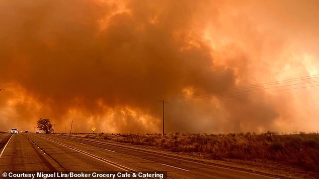 The Smokehouse Creek Fire has burned more than 100,000 acres since it started Monday and is zero percent contained.