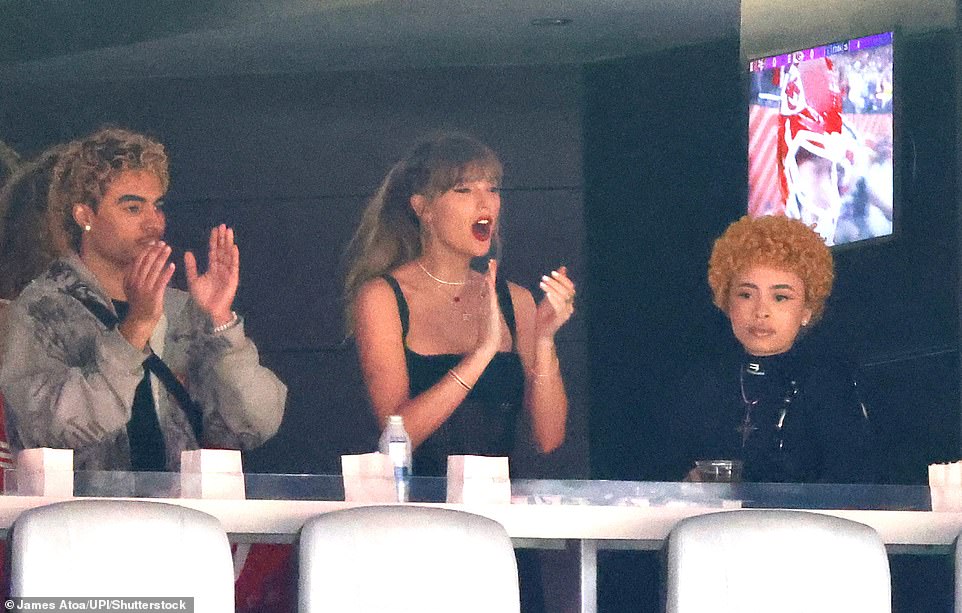 Taylor Swift returned from Japan to cheer on Travis Kelce and the Kansas City Chiefs at the Super Bowl in Las Vegas.
