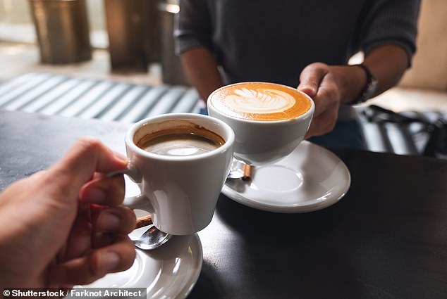 This is bad news for early risers, as it turns out that the optimal time to drink coffee is between 9 am and 2 pm (file image)