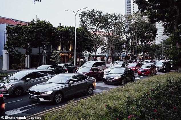 The cost of cars in Singapore is incredibly expensive due to taxes and import duties on vehicles.