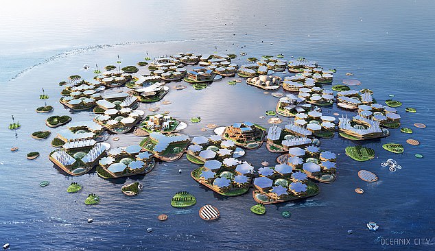 Other planned floating cities include Oceanix Busan.