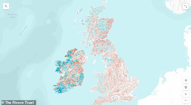 The dismal state of Britains rivers Interactive map reveals just