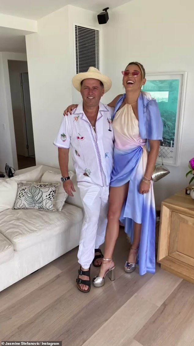 Karl Stefanovic spared no expense during his wife Jasmine's 40th birthday celebrations in Noosa earlier this month with his closest friends and family.