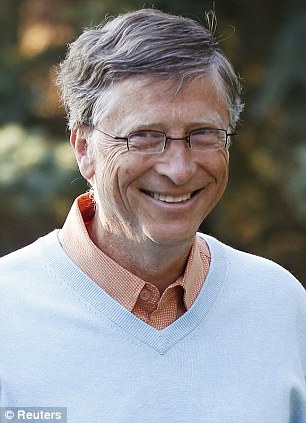 Back to the top: Microsoft boss Bill Gates once again tops the world's rich list by adding more than $15 billion to his total wealth.