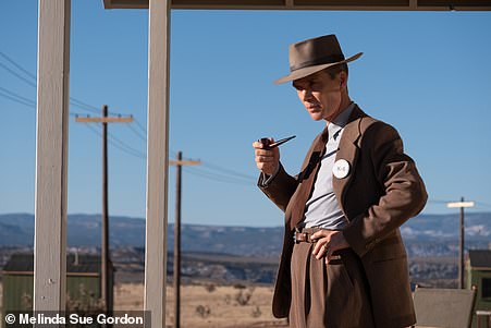 Oppenheimer's is ready to sweep the board. One of his many nominations is Christopher Nolan's for Best Director.