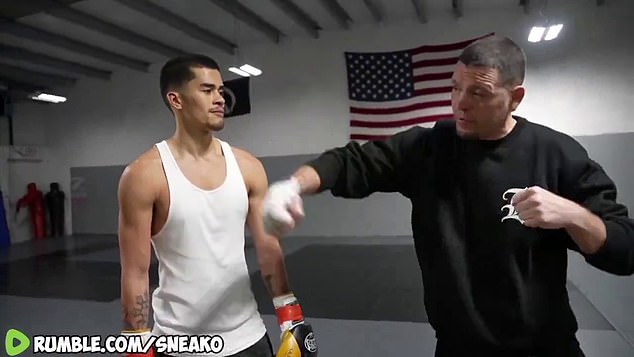 This is how I slapped Conor McGregor! Nate Diaz gives Sneako a demonstration of brutal smack he landed on UFC rival