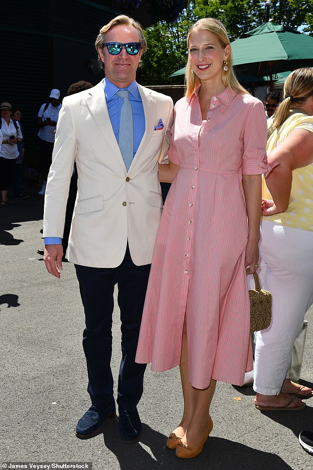 Lady Gabriella Windsor's husband Thomas Kingston (pictured together) has died aged 45, Buckingham Palace has announced.