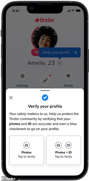 To be verified, users will be able to select 