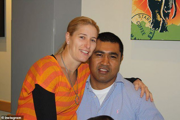The home of Wallabies legend Toutai Kefu, 47, and his wife Rachel, 46, (pictured) was allegedly invaded by two teenagers in August 2021.