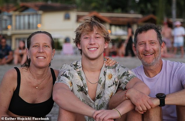 Marco Troper (center), 19-year-old son of former YouTube CEO Susan Wojcickic (left), was found dead at the University of California, Berkeley, on Tuesday.