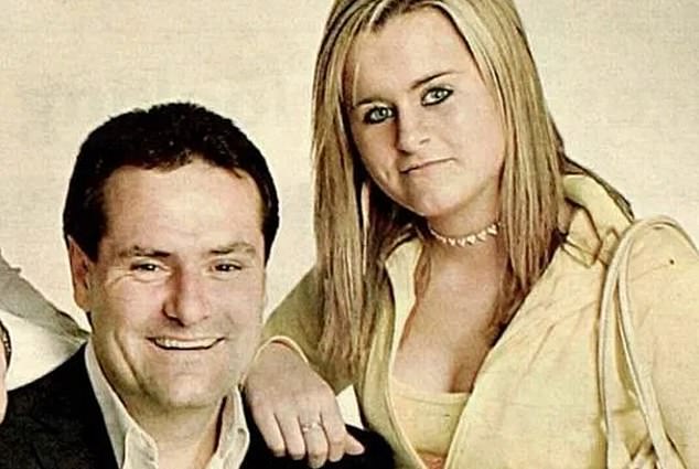 Details of Ms O'Brien's tragic life have emerged after her sister Lynsey's death triggered the suicide of her heartbroken father Paul (pictured with Lynsey) seven years later.