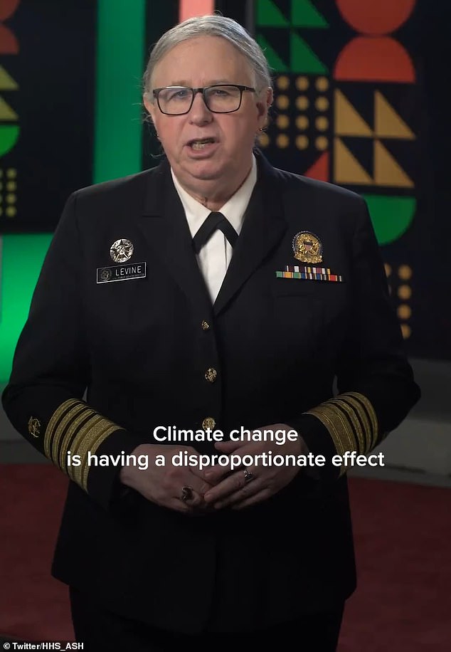 The Undersecretary of Health, Rachel Levine, has stated that climate change 