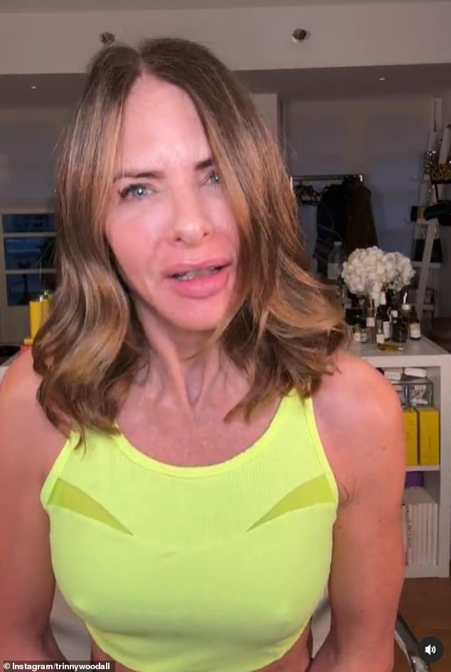 Trinny Woodall says shell take HRT until the day she