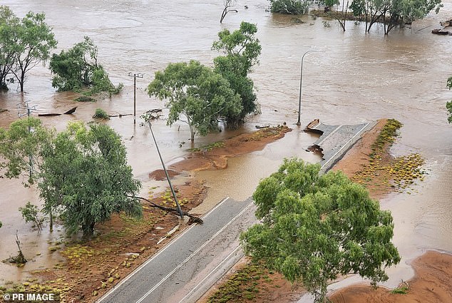 Wind gusts of up to 100km/h were possible on Friday and were strong enough to bring down trees and power lines near the western Pilbara coast and the northern Gascoyne coast.