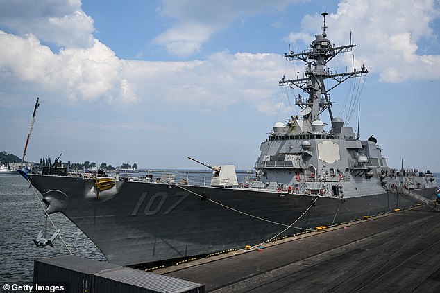 The USS Gravely Destroyer: a ship used by the military to shoot down enemy missiles