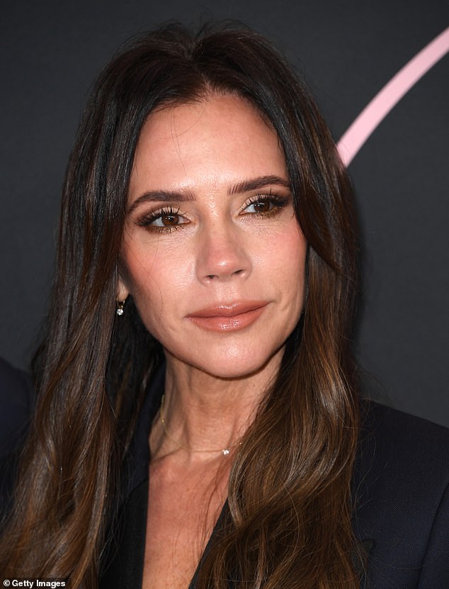 Victoria Beckham is reportedly devastated by her son Romeo's split from his model girlfriend Mia Regan and what it means for her family (Victoria pictured earlier this month)