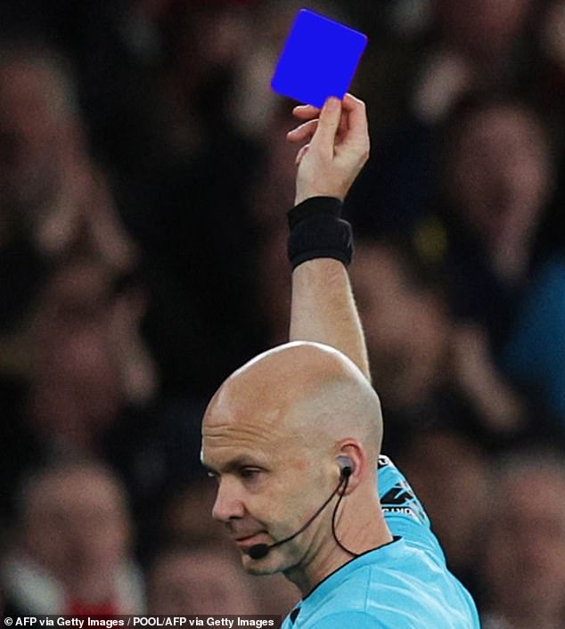 The IFAB is now set to trial a blue card that will punish players for 10 minutes if they commit a cynical foul or show disagreement with the match officials.