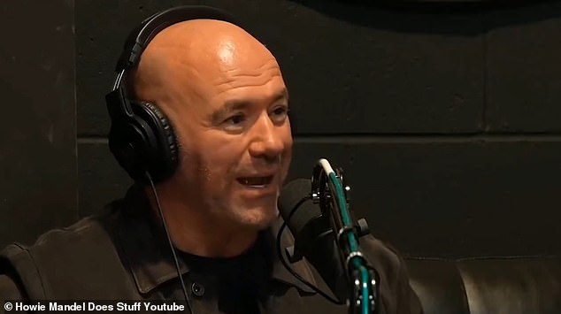 UFC boss Dana White stormed out of Howie Mandel's podcast shortly after being introduced.