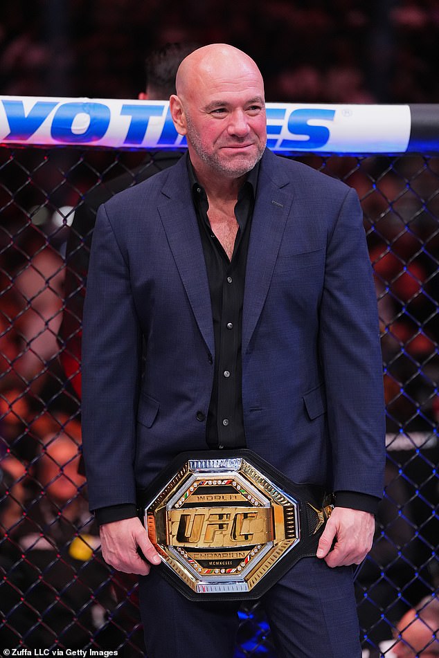 White became president of the UFC in 2001 and led the promotion to mainstream success.