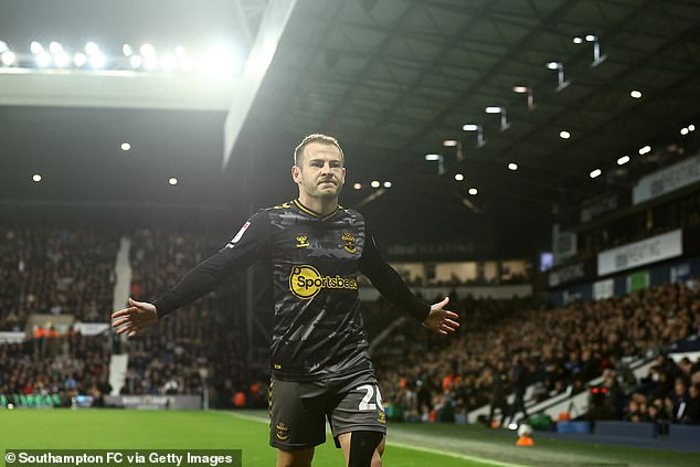 West Brom 0-2 Southampton: Ryan Fraser and David Brooks send Russell Martin’s side second in the Championship…  As Carlos Corberan is SENT OFF for bizarre lapse of judgement in front of Baggies new owners