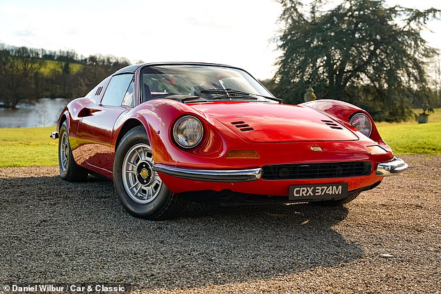 Rock and Roll Ferrari: This rare 1973 Ferrari 246 Dino GTS was purchased new by Peter Grant, manager of the legendary rock group Led Zeppelin.