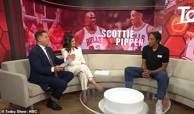 A touching moment in Karl Stefanovic's interview with NBA hero Scottie Pippen has gone viral after he made a major admission about Michael Jordan.