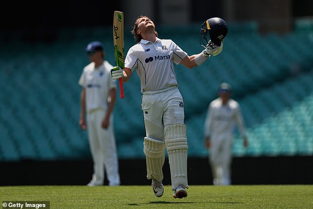 Pucovski marked his return to the Sheffield Shield with a seventh first-class century