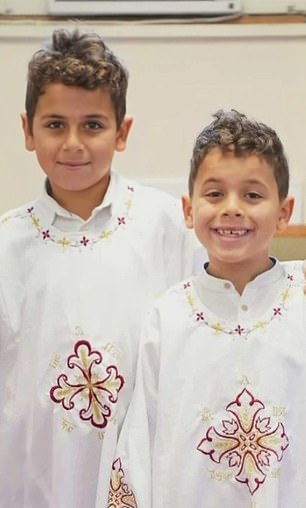 Mark (left) and Jacob Iskander, ages 11 and 8 respectively, died in the horrific crash on September 29, 2020.