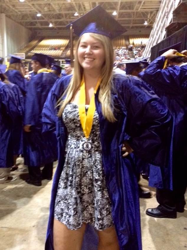 Taylor was determined to become the first in her family to graduate from college.