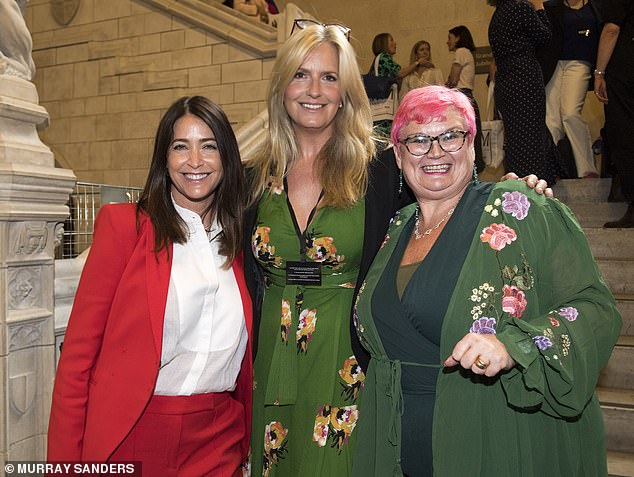 Labor MP Carolyn Harris (right with Lisa Snowden, left, and Penny Lancaster in Parliament), said women in her Swansea East constituency were 