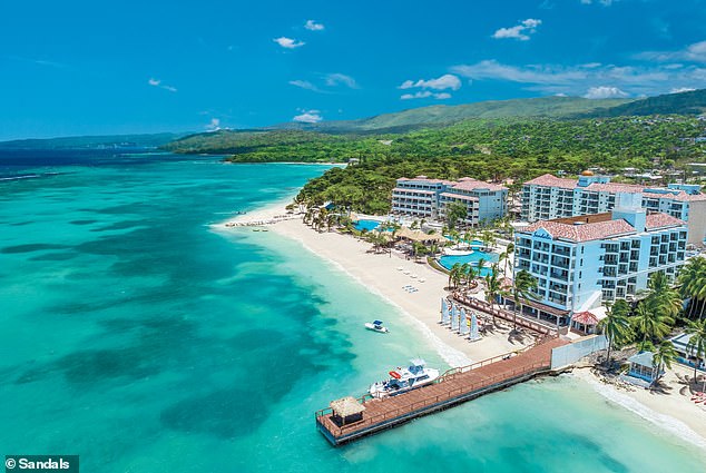Sandals Dunn's River is located on the coast of Jamaica and is near the city of Ocho Rios.