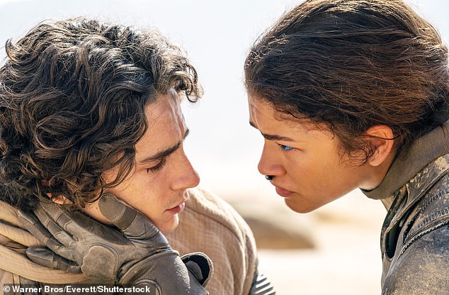 Zendaya plays Chani, a member of the Fremen, a tribe that lives in the deserts of Arrakis and has learned to survive in its unforgiving heat, while Timothée plays the messianic Paul Atreides.