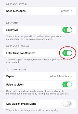 A simple change in your iPhone's Settings app, 'Filter Unknown Senders', will help you filter out spam messages automatically, lining them up for quick deletion.