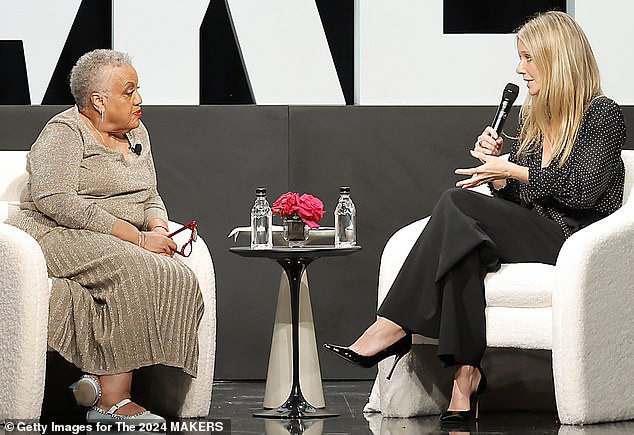 Gwyneth was interviewed on stage by her friend Ella Bell, co-author of the book Our Separated Ways: Black and White Women and the Struggle for Professional Identity.