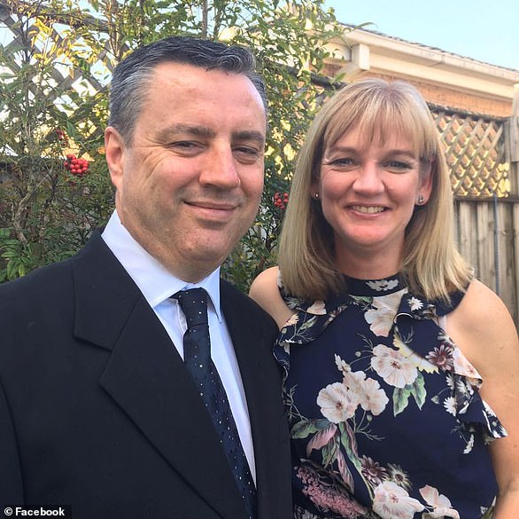 Anthony Langford, 51 (pictured with his wife Kristine) was among those missing in the disaster. Police confirmed his death on Sunday.