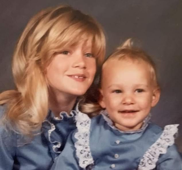 Jenn (pictured left with her younger sister Heather) was a happy 13-year-old girl when she was first diagnosed with heart disease.