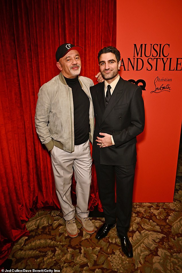 Christian Louboutin and Adam Baidawi, deputy global editorial director of GQ magazine, attended the dinner.