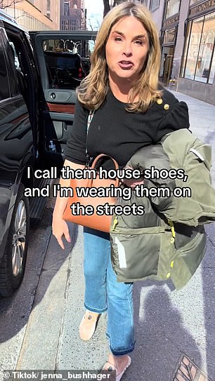 'I call them house shoes and I wear them on the streets of New York'