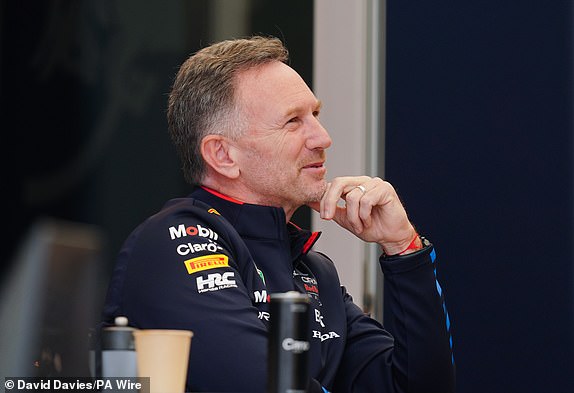 Red Bull Racing team principal Christian Horner before Practice 3 at the Bahrain International Circuit, Sakhir. Photo date: Friday March 1, 2024. PA Photo. See PA story AUTO Bahrain. Photo credit should read: David Davies/PA Wire.RESTRICTIONS: Use subject to restrictions. Editorial use only, no commercial use without prior consent of the rights holder.