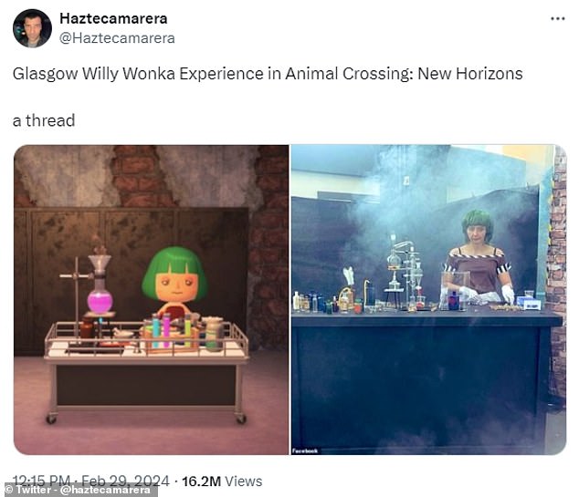 The Sims isn't the only game to feature a recreation of the Willy Wonka Experience. Yesterday, a user brought the event to life in Animal Crossing: New Horizons