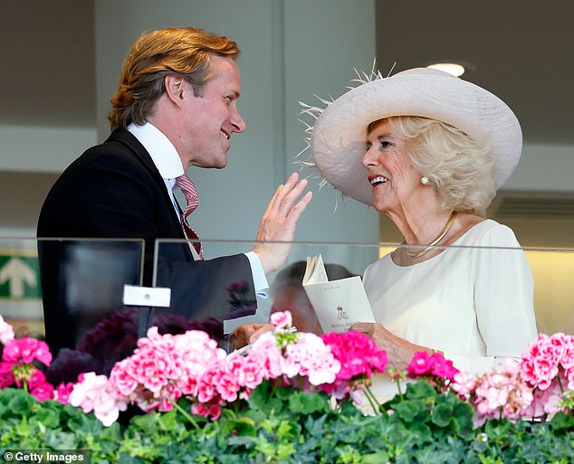 Kingston watched the races alongside Queen Camilla from the royal box at Ascot last June.
