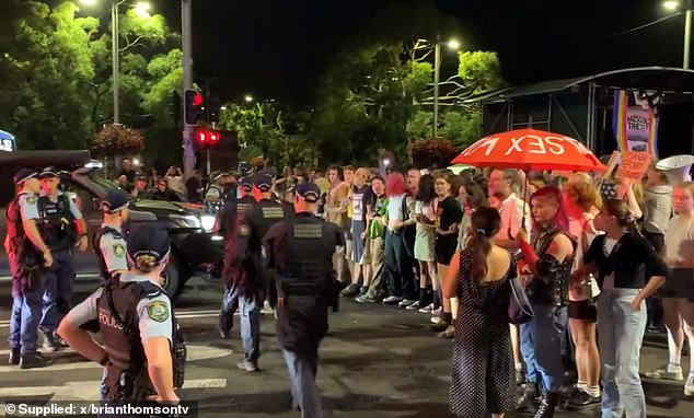 1709310369 136 Oxford Street Sydney Police clash with protesters in tense scenes