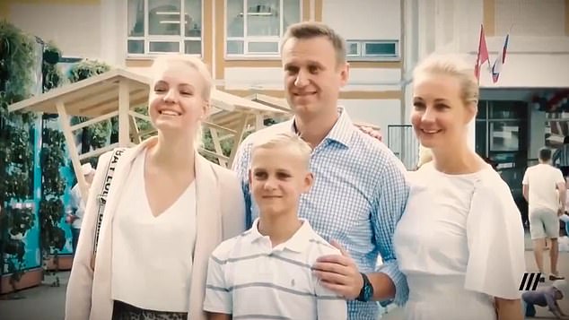 Alexei Navalny leaves behind his wife Yulia and their two children, ages 22 and 17.