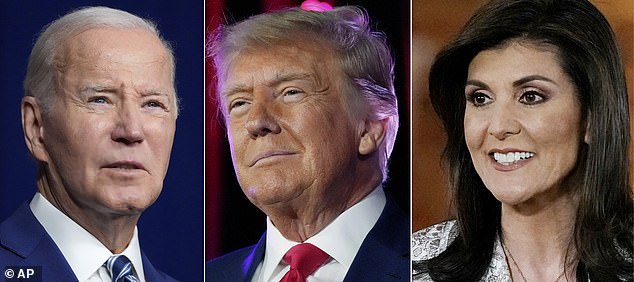 Joe Biden, Donald Trump and Nikki Haley are the three remaining in the 2024 race