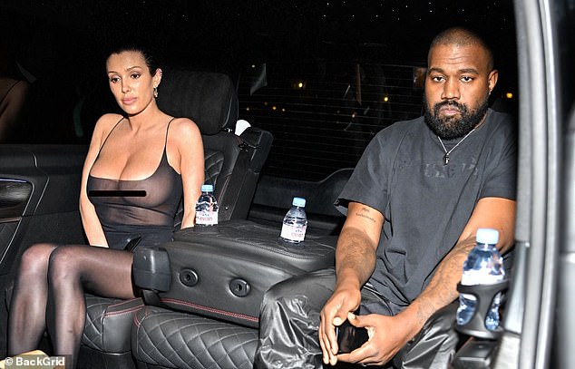 Kanye West and his wife Bianca Censori go out to dinner at Ferdi restaurant in Paris this week