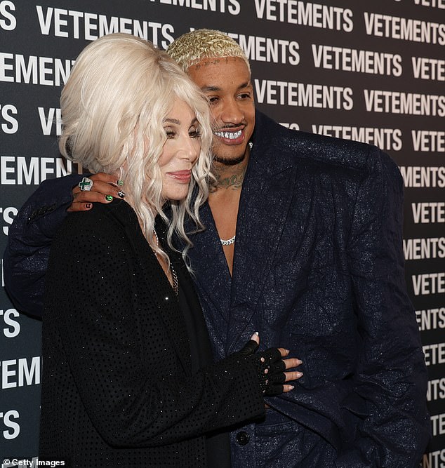 Later, the couple attended the Vetements show.