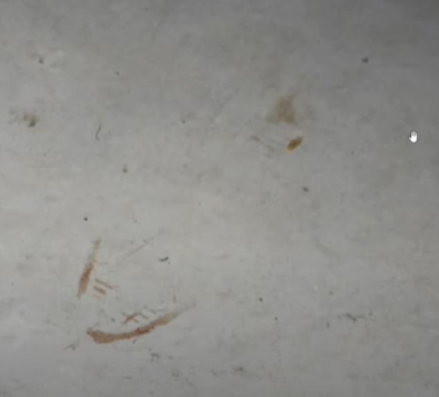 Police also found a bloody footprint in the garage where they believe Jennifer's body was taken.
