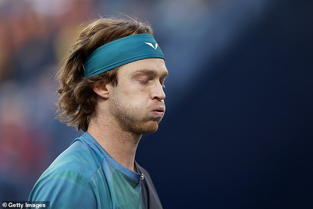 He was suspended and expelled from the match after the Russian-speaking chair umpire said he had used a Russian obscenity.