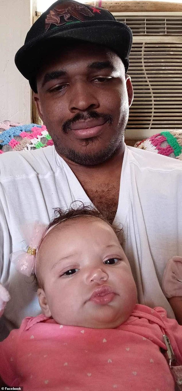 Miracle Mae Calloway was just 11 months old when her stepfather, Marquise Reese, 34, took her for a walk (pictured).