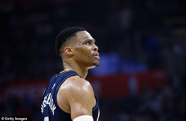 LA Clippers guard Russell Westbrook also suffered a broken left hand during his team's victory.